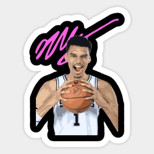 Victor Wembanyama Vector Art 2 Sticker